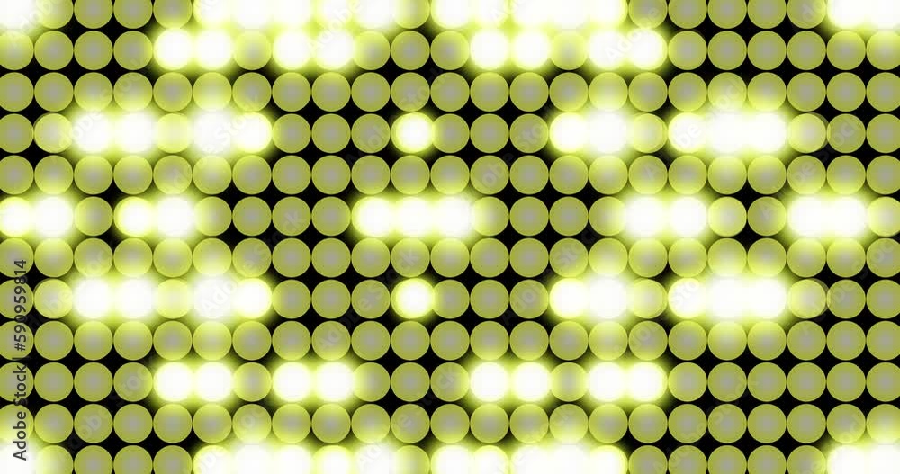 Poster blinking lights background animation, moving arrow symbol