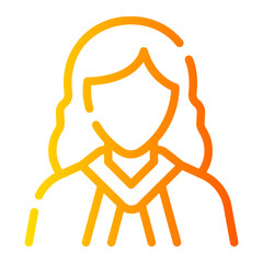 lawyer gradient icon