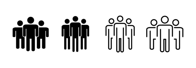 People icon vector for web and mobile app. person sign and symbol. User Icon vector