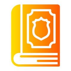 book gradient icon