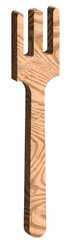 3D Illustration of Wooden Fork