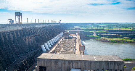 Itaipu Hydroelectric Power Plant, Paraná, Brazil.
