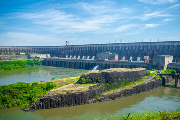 Itaipu Hydroelectric Power Plant, Paraná, Brazil.