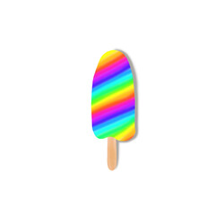 Rainbow ice cream 