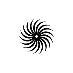 Fototapeta na wymiar hurricane logo symbol icon illustration vector for company