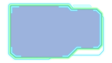 Abstract HUD display infographic sci-fi futuristic frame information