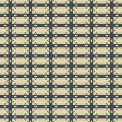 Seamless Banner Symmetry Frame Classic Shape Print Template Modern Fashion Beautiful Luxury Decorative Geometric Retro Art Vintage Black Texture Design Wallpaper Textile Fabric Background Pattern.