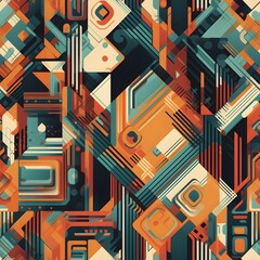 abstract pattern created using AI Generative Technology