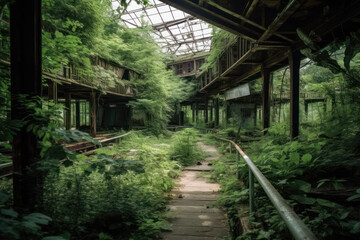 old abandoned factory