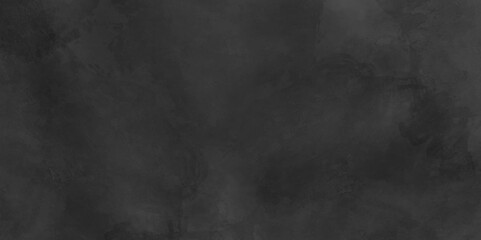 Abstract Grunge Decorative Relief Black Stucco Wall Texture. Wide Angle Rough Colored Background With spot light