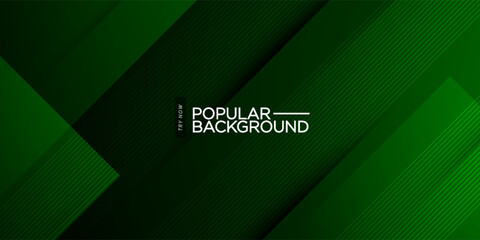 Abstract green sporty background overlap template vector with overlay lines and shapes.Dark green background with smooth pattern design.Eps10 vector © Naiswari Graphics