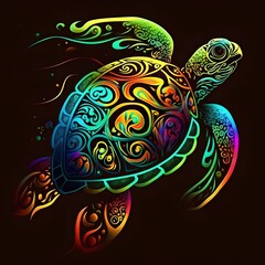 turtle created using AI Generative Technology