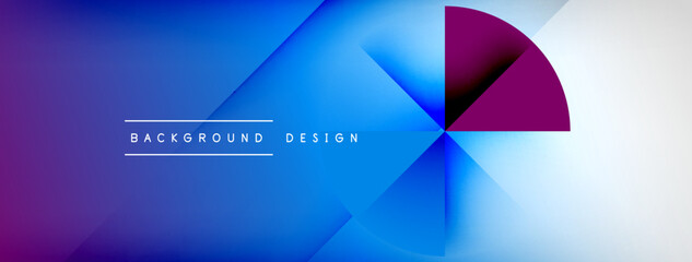 Abstract vector background. Shadow lines and lights with round elements and circles composition. Vector Illustration For Wallpaper, Banner, Background, Card, Book Illustration, landing page