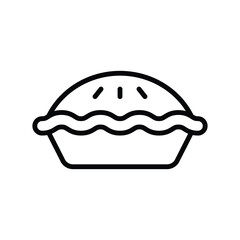 pie icon vector design template in white background