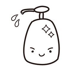 アルコール消毒スプレーボトルのキャラクター