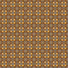 Seamless Banner Symmetry Frame Classic Shape Print Template Modern Fashion Beautiful Luxury Decorative Geometric Retro Art Vintage Black Texture Design Wallpaper Textile Fabric Background Pattern.