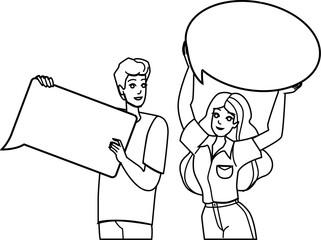 speach bubble vector