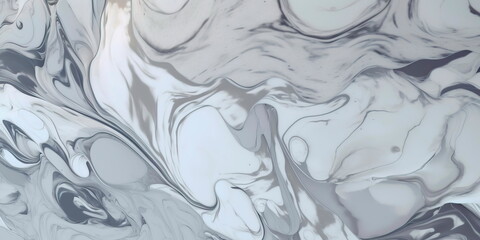 abstract background with a marble effect in shades of white and gray. Generative AI