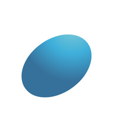 blue pill isolated on white background