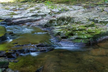 静寂に包まれた渓流の情景＠赤目四十八滝、三重