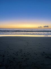 Obraz premium sunset on the beach