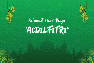 happy eid al fitr background  