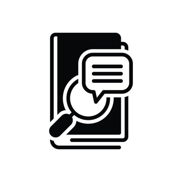 Black solid icon for example