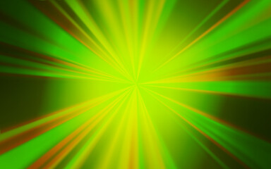 Obraz premium Light Green, Yellow vector blurred bright texture.