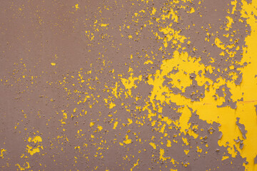 background paint peeling off the wall
