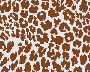 Vector brown cheetah, leopard and jaguar skin print pattern animal seamless for printing, cutting, stickers, web, cover, wall stickers, home decorate and more.