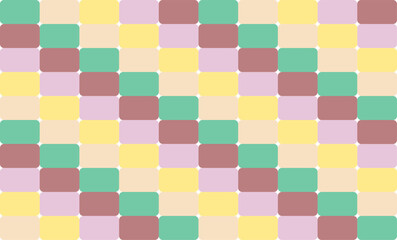 seamless pattern with pastel squares block pattern repeat seamless style, replete image design for fabric pattern
