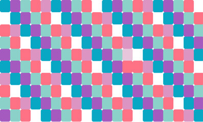vintage purple pink and blue abstract block pattern background seamless repeat design, replete image design for fabric printing
