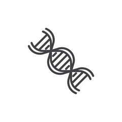 DNA line icon