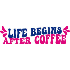 Retro coffee  T-shirt Design, Vector