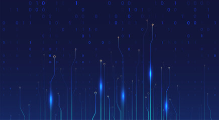 Abstract futuristic circuit board background