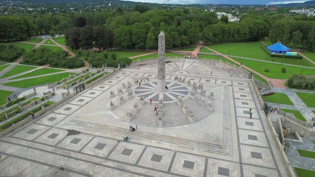 Monolitten in Vigelandsparken Oslo Norway