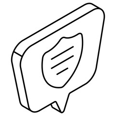 An icon design of secure chat