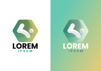 Minimalist Monogram H I Logo