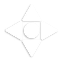 Neomorphism Triangle Element 