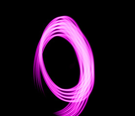 wavy light abstract, Pink neon light wave background digital light