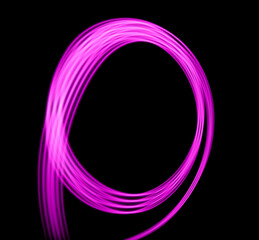 wavy light abstract, Pink neon light wave background digital light