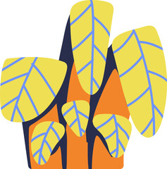 Flat Plant Illustration