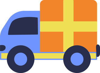 Flat Car Illustration