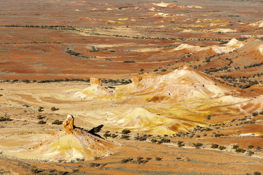 Anna Creek, Painted Hills, South Australia, Australia aerial photography