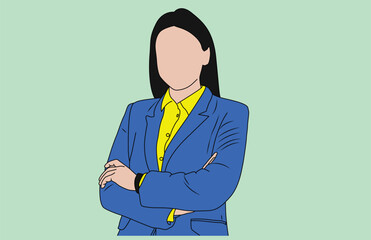 Business women free vector illustrations
