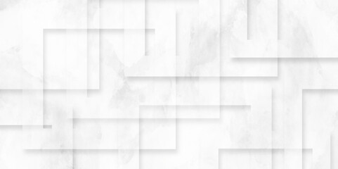 Abstract seamless modern white and gray color technology concept geometric white square vector background.  White square abstract polygon texture on gray background. 