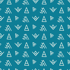 African seamless pattern. Tribal ethnic background