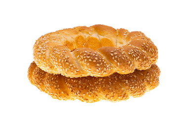 turkish bagel isolated
