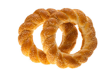 turkish bagel isolated
