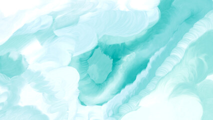 Fototapeta premium 雲、(手描き、AIではない)